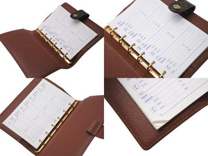 LOUIS VUITTON ルイヴィトン 手帳カバー アジェンダPM モノグラムパンダ 村上隆 R20011 ブラウン マルチカラー 美品 中古 4b004640