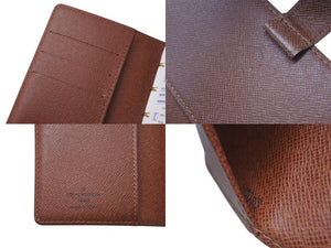 LOUIS VUITTON ルイヴィトン 手帳カバー アジェンダPM モノグラムパンダ 村上隆 R20011 ブラウン マルチカラー 美品 中古 4b004640