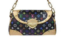 Load image into Gallery viewer, 極美品 LOUIS VUITTON ルイヴィトン ショルダーバッグ M40204 ビバリーMM モノグラムマルチカラー ブラック ゴールド金具 中古 4b004642