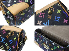 Load image into Gallery viewer, 極美品 LOUIS VUITTON ルイヴィトン ショルダーバッグ M40204 ビバリーMM モノグラムマルチカラー ブラック ゴールド金具 中古 4b004642