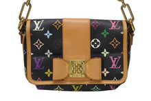 Load image into Gallery viewer, 極美品 LOUIS VUITTON ルイヴィトン パティ ワンショルダーバッグ M40306 モノグラム マルチカラー ブラック 村上隆 中古 4b004643
