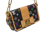 Load image into Gallery viewer, 極美品 LOUIS VUITTON ルイヴィトン パティ ワンショルダーバッグ M40306 モノグラム マルチカラー ブラック 村上隆 中古 4b004643