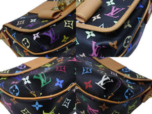 Load image into Gallery viewer, 極美品 LOUIS VUITTON ルイヴィトン パティ ワンショルダーバッグ M40306 モノグラム マルチカラー ブラック 村上隆 中古 4b004643