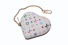 画像をギャラリービューアに読み込む, 極美品 LOUIS VUITTON ルイヴィトン ポルトモネ クール コインケース 小銭入れ M60040 モノグラム マルチカラー ホワイト 村上隆 中古 4b004645