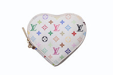 画像をギャラリービューアに読み込む, 極美品 LOUIS VUITTON ルイヴィトン ポルトモネ クール コインケース 小銭入れ M60040 モノグラム マルチカラー ホワイト 村上隆 中古 4b004645