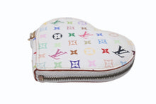 画像をギャラリービューアに読み込む, 極美品 LOUIS VUITTON ルイヴィトン ポルトモネ クール コインケース 小銭入れ M60040 モノグラム マルチカラー ホワイト 村上隆 中古 4b004645