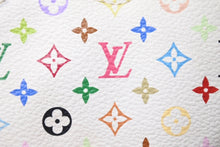 画像をギャラリービューアに読み込む, 極美品 LOUIS VUITTON ルイヴィトン ポルトモネ クール コインケース 小銭入れ M60040 モノグラム マルチカラー ホワイト 村上隆 中古 4b004645