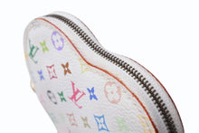 画像をギャラリービューアに読み込む, 極美品 LOUIS VUITTON ルイヴィトン ポルトモネ クール コインケース 小銭入れ M60040 モノグラム マルチカラー ホワイト 村上隆 中古 4b004645