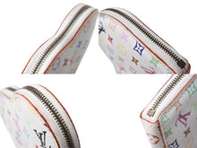 画像をギャラリービューアに読み込む, 極美品 LOUIS VUITTON ルイヴィトン ポルトモネ クール コインケース 小銭入れ M60040 モノグラム マルチカラー ホワイト 村上隆 中古 4b004645