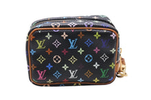 画像をギャラリービューアに読み込む, 極美品 LOUIS VUITTON ルイヴィトン ポーチ トゥルース ワピティ ポーチ M58034 モノグラム マルチカラー ブラック 村上隆 中古 4b004647