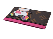 画像をギャラリービューアに読み込む, 未使用 LOUIS VUITTON ルイヴィトン LV×TM カードケース ポルト カルト サーンプル モノグラム パンダ M13439 ブラウン ピンク中古 4b004652