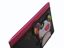 画像をギャラリービューアに読み込む, 未使用 LOUIS VUITTON ルイヴィトン LV×TM カードケース ポルト カルト サーンプル モノグラム パンダ M13439 ブラウン ピンク中古 4b004652
