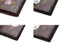 画像をギャラリービューアに読み込む, 極美品 LOUIS VUITTON ルイヴィトン ポルトフォイユマルコ M61666 二つ折り財布 村上隆 モノグラムパンダ 中古 4b004655
