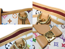 Load image into Gallery viewer, 極美品 LOUIS VUITTON ルイヴィトン 村上隆 モノグラムマルチカラー アニーMM ショルダーバッグ M40307 ホワイト ゴールド金具 中古 4b004656