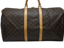 Load image into Gallery viewer, 極美品 LOUIS VUITTON ルイヴィトン モノグラム キーポルバンドリエール55 M41414 ボストンバック ブラウン 中古 4b004661