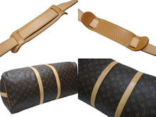 Load image into Gallery viewer, 極美品 LOUIS VUITTON ルイヴィトン モノグラム キーポルバンドリエール55 M41414 ボストンバック ブラウン 中古 4b004661