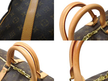Load image into Gallery viewer, 極美品 LOUIS VUITTON ルイヴィトン モノグラム キーポルバンドリエール50 ブラウン M41416 ボストンバッグ 中古 4b004662