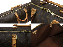 Load image into Gallery viewer, 極美品 LOUIS VUITTON ルイヴィトン モノグラム キーポルバンドリエール50 ブラウン M41416 ボストンバッグ 中古 4b004662