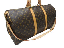 Load image into Gallery viewer, 新品同様 LOUIS VUITTON ルイヴィトン モノグラム キーポルバンドリエール50 ブラウン M41416 ボストンバッグ 中古 4b004665