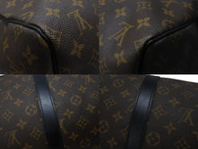 Load image into Gallery viewer, LOUIS VUITTON ルイヴィトン キーポル バンドリエール55 ボストンバッグ M56714 モノグラムマカサー ブラウン 美品 中古 4b004666