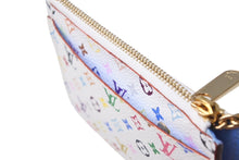 画像をギャラリービューアに読み込む, 極美品 LOUIS VUITTON ルイヴィトン ポシェット クレ コインケース 小銭入れ M93733 モノグラム マルチカラー ホワイト 村上隆 中古 4b004668