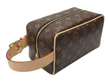 画像をギャラリービューアに読み込む, 新品未使用 LOUIS VUITTON ルイヴィトン ロッカー ドップ キット クラッチポーチバッグ M83112 ブラウン ゴールド金具 中古 4b004670