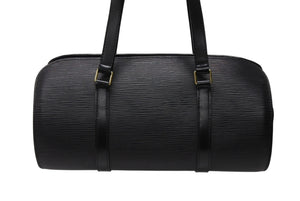 極美品 LOUIS VUITTON ルイヴィトン ハンドバッグ M52862 エピ スフロ ノワール ゴールド金具 ブラック 中古 4b004671
