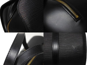 極美品 LOUIS VUITTON ルイヴィトン ハンドバッグ M52862 エピ スフロ ノワール ゴールド金具 ブラック 中古 4b004671