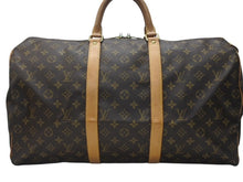 Load image into Gallery viewer, LOUIS VUITTON ルイヴィトン キーポル50 ボストンバッグ M41426 モノグラムキャンバス ブラウン ゴールド金具 美品 中古 4b004673