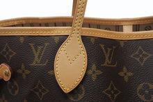 画像をギャラリービューアに読み込む, 新品同様 LOUIS VUITTON ルイヴィトン ネヴァーフルMM トートバッグ M40156 モノグラム ブラウン ゴールド金具 中古 4b004674