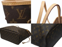 画像をギャラリービューアに読み込む, 新品同様 LOUIS VUITTON ルイヴィトン ネヴァーフルMM トートバッグ M40156 モノグラム ブラウン ゴールド金具 中古 4b004674