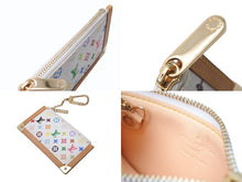 画像をギャラリービューアに読み込む, 新品同様 LOUISVUITTON ルイヴィトン ポシェットクレコインケース M92655 モノグラムマルチカラー 村上隆 ホワイト 中古 4b004676