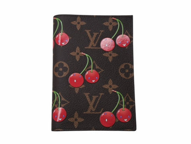 新品未使用 LOUIS VUITTON ルイヴィトン クーヴェルテュール パスポール NM パスポートケース M13424 モノグラム チェリー 新作 中古 4b004677