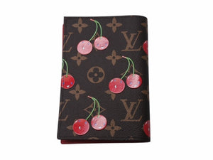 新品未使用 LOUIS VUITTON ルイヴィトン クーヴェルテュール パスポール NM パスポートケース M13424 モノグラム チェリー 新作 中古 4b004677