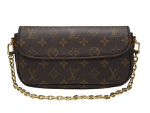 Load image into Gallery viewer, 新品未使用 LOUIS VUITTON ルイヴィトン ウォレット オン チェーン アイビー ハンドバッグ M81911 モノグラム ブラウン ID PVC ゴールド金具 中古 4b004681