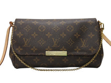 Load image into Gallery viewer, 極美品 LOUIS VUITTON ルイヴィトン モノグラム フェイボリットPM ショルダーバッグ M40717 ブラウン ゴールド金具 中古 4b004682