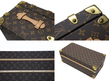 画像をギャラリービューアに読み込む, LOUIS VUITTON ルイヴィトン トランク マル・フルール M41504 モノグラムキャンバス レザー ブラウン 美品 中古 4b004688