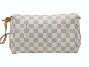 LOUIS VUITTON ルイヴィトン ショルダーバッグ N41277 フェイボリットPM ダミエ アズール ホワイト ゴールド金具 美品 中古 4b004689