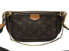 Load image into Gallery viewer, 極美品 LOUIS VUITTON ルイヴィトン ミュルティポシェット アクセソワール カーキ ショルダーバッグ モノグラム M44813 中古 4b004690