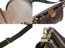Load image into Gallery viewer, 極美品 LOUIS VUITTON ルイヴィトン ミュルティポシェット アクセソワール カーキ ショルダーバッグ モノグラム M44813 中古 4b004690