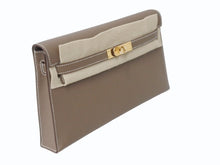 Load image into Gallery viewer, 新品未使用 HERMES エルメス ケリーエラン 2WAY ショルダーバッグ ヴォーマダム エトゥープ ゴールド金具 K刻印 2025年製 中古 4b004693