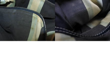 Load image into Gallery viewer, FENDI フェンディ ショルダーバッグ マンマバケット メタルバックル キャンバス ネイビーシルバー金具 美品 中古 4b004696