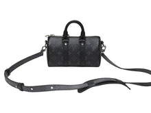 Load image into Gallery viewer, 極美品 LOUIS VUITTON ルイヴィトン モノグラムエクリプス キーポル XS 2WAY ブラック M45947 中古 4b004701