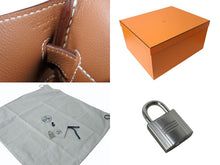 Load image into Gallery viewer, 新品未使用 HERMES エルメス ハンドバッグ オータクロア40 ◻︎W刻印 エヴァーカラー Hacarreaux エヴァーグレイン パラジウム金具 中古 4b004704