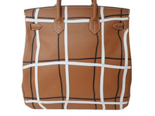 Load image into Gallery viewer, 新品未使用 HERMES エルメス ハンドバッグ オータクロア40 ◻︎W刻印 エヴァーカラー Hacarreaux エヴァーグレイン パラジウム金具 中古 4b004704