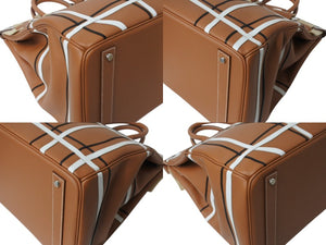 新品未使用 HERMES エルメス ハンドバッグ オータクロア40 ◻︎W刻印 エヴァーカラー Hacarreaux エヴァーグレイン パラジウム金具 中古 4b004704