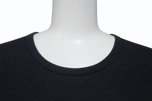 CHROME HEARTS クロムハーツ オールド サーマル ロングスリーブTシャツ ダブルCHクロス ブラック レッド ホワイト サイズL 美品 中古 4b004707