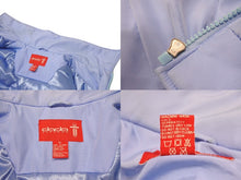 Load image into Gallery viewer, DADA SUPREME ダダシュプリーム ロゴ刺繍 ダウンジャケット シェル ブルー ホワイト サイズXL 美品 中古 4b004710