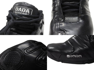 希少 DADA SUPREME ダダ シュプリーム スピナー1 ハイカットスニーカー DA1610008 ブラック シルバー サイズ27.5cm 美品 中古 4b004715 