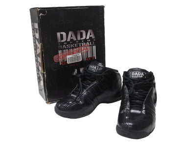希少 DADA SUPREME ダダ シュプリーム スピナー1 ハイカットスニーカー DA1610008 ブラック シルバー サイズ27.5cm 美品 中古 4b004715 